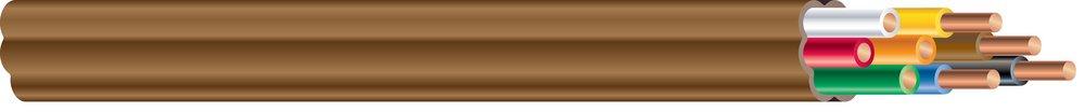 Southwire 250 ft 18/8 Solid Thermostat Wire Brown