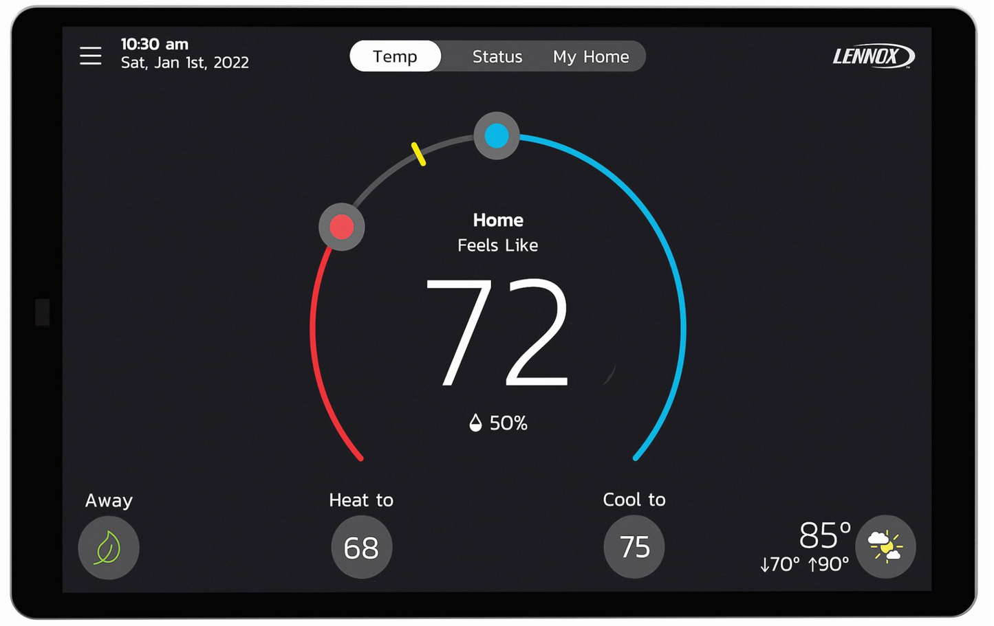 S40, Touchscreen Smart Thermostat